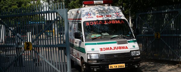 Una ambulancia en la India (archivo) Una ambulancia en la India (archivo) - Sputnik Mundo