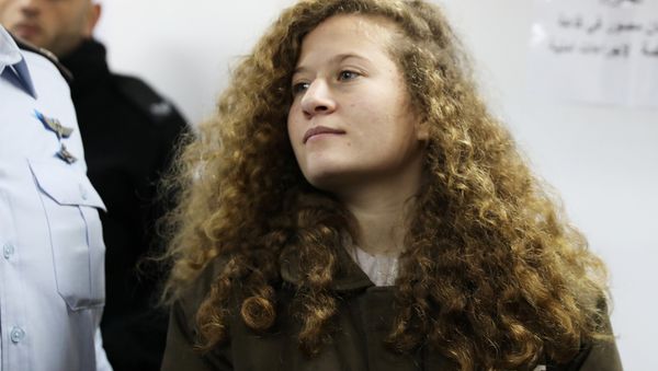 Ahed Tamimi, activista palestina Ahed Tamimi, activista palestina - Sputnik Mundo
