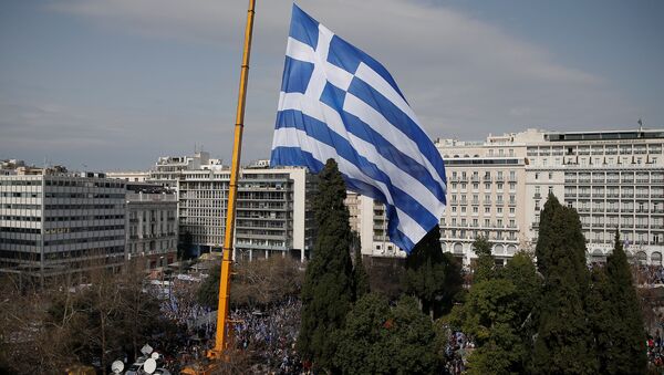 La bandera de Grecia - Sputnik Mundo