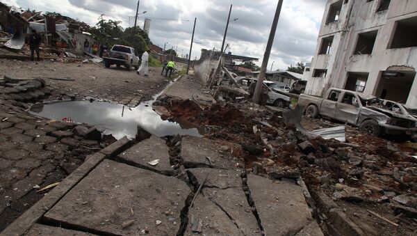 Atentado en San Lorenzo, Ecuador - Sputnik Mundo