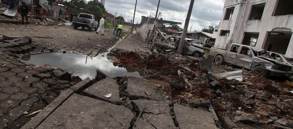 Atentado en San Lorenzo, Ecuador - Sputnik Mundo
