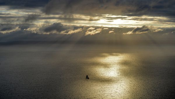 Un buque cerca de Sabetta Un buque cerca de Sabetta - Sputnik Mundo