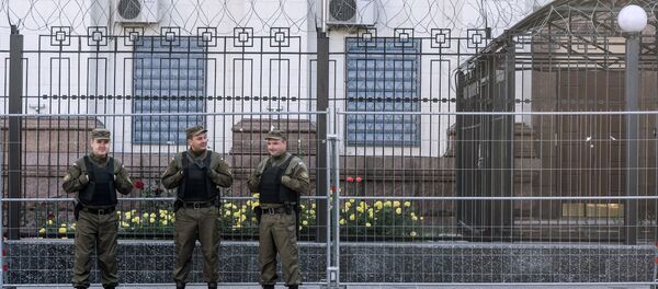 La embajada de Rusia en Kiev (archivo) - Sputnik Mundo