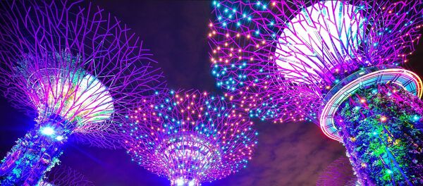 Edificios futuristas en Singapur, imagen referencial - Sputnik Mundo