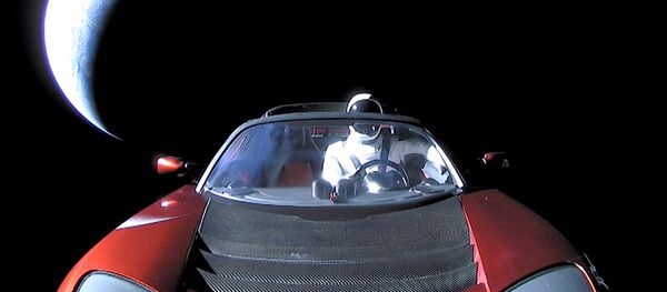 El Tesla Roadster en el espacio El Tesla Roadster en el espacio - Sputnik Mundo
