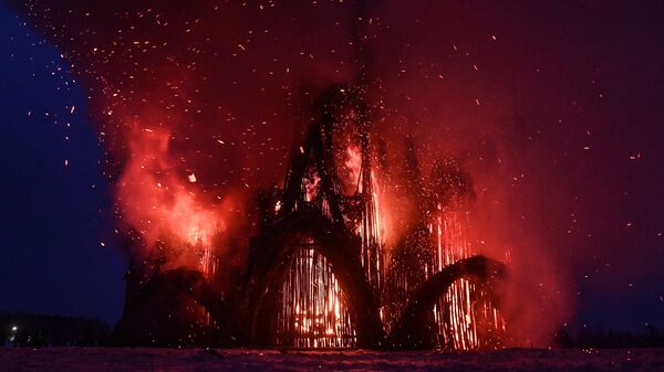 Máslenitsa en la región de Kaluga - Sputnik Mundo