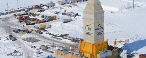 Equipo de perforación en un yacimiento de gas natural en el Lejano Oriente ruso (archivo) - Sputnik Mundo