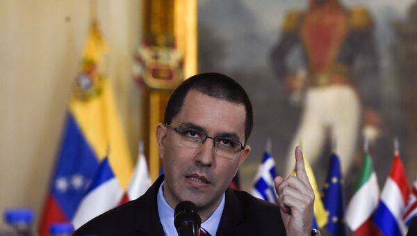 Jorge Arreaza, el canciller de Venezuela - Sputnik Mundo