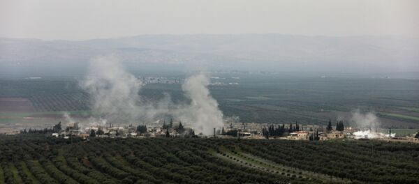 Bombardeos en la localidad siria de Afrín - Sputnik Mundo