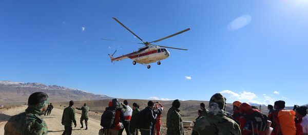 Labores de búsquesa del avión iraní - Sputnik Mundo