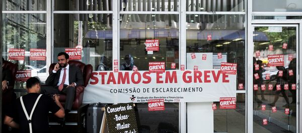 Protestas contra la reforma del sistema de pensiones en Brasil - Sputnik Mundo