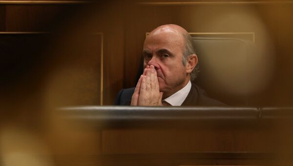 Luis de Guindos, ministro español de Economía - Sputnik Mundo