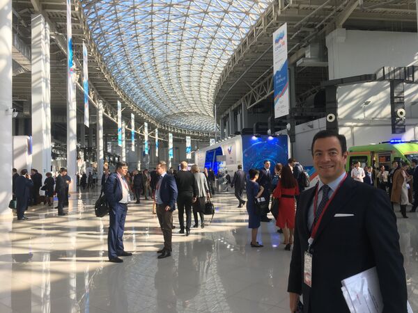 Paulo Carreño King, el jefe de ProMéxico, en el Foro de Inversiones de Sochi el 15 de febrero de 2018 Paulo Carreño King, el jefe de ProMéxico, en el Foro de Inversiones de Sochi el 15 de febrero de 2018 - Sputnik Mundo