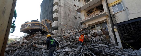 Consecuencias de un terremoto en Ciudad de México Consecuencias de un terremoto en Ciudad de México - Sputnik Mundo