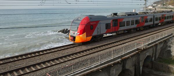 El tren de la empresa ferroviaria RZhD - Sputnik Mundo