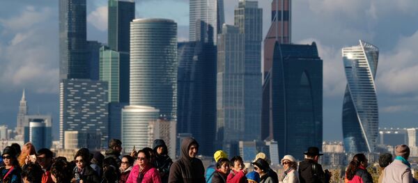 Turistas en Moscú, Rusia - Sputnik Mundo