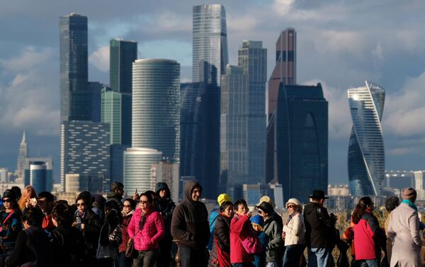 Turistas en Moscú, Rusia - Sputnik Mundo