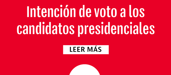 Intención de votos a los candidatos presidenciales - Sputnik Mundo