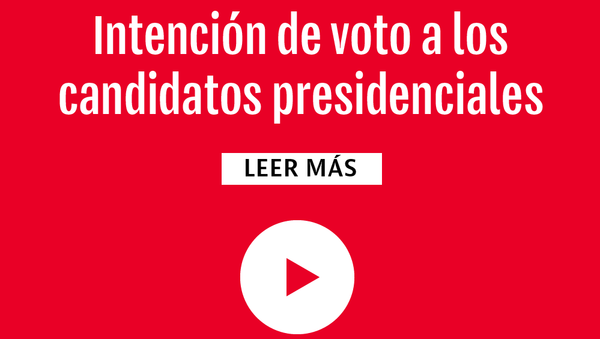 Intención de votos a los candidatos presidenciales - Sputnik Mundo