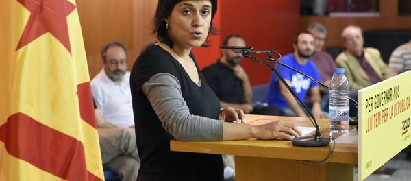 Anna Gabriel, la exdiputada catalana de la Candidatura d'Unitat Popular (CUP) Anna Gabriel, la exdiputada catalana de la Candidatura d'Unitat Popular (CUP) - Sputnik Mundo