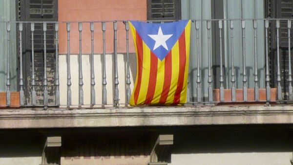 Bandera independentista de Cataluña - Sputnik Mundo