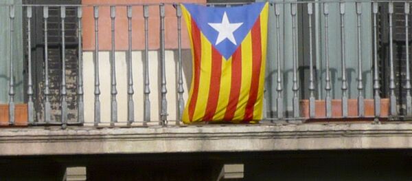 'Estelada', bandera independentista de Cataluña (imagen referencial) - Sputnik Mundo