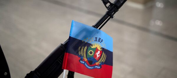 Bandera de la autoproclamada República Popular de Lugansk - Sputnik Mundo