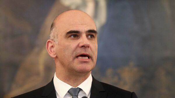 Alain Berset, presidente de Suiza - Sputnik Mundo
