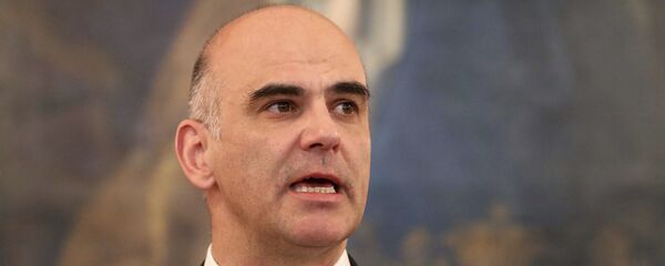 Alain Berset, presidente de Suiza - Sputnik Mundo