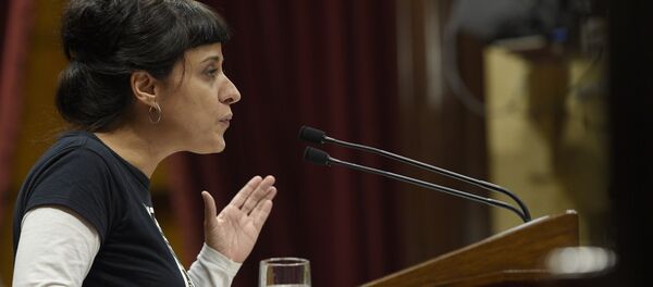 Anna Gabriel, la exdiputada catalana de la Candidatura d'Unitat Popular (CUP) - Sputnik Mundo