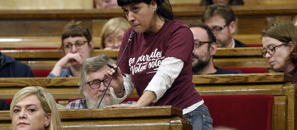 Anna Gabriel, la exdiputada catalana - Sputnik Mundo