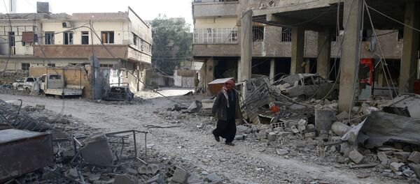 Situación en Guta Oriental siria Situación en Guta Oriental siria - Sputnik Mundo