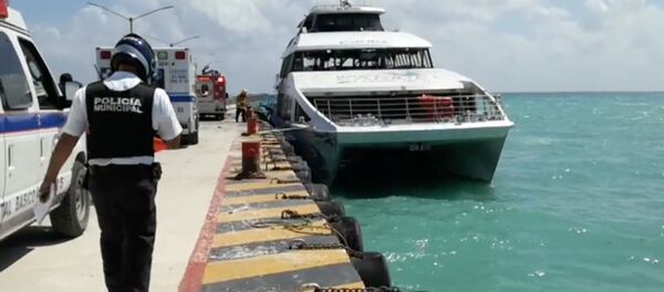Ferry donde se produjo la explosión Ferry donde se produjo la explosión - Sputnik Mundo