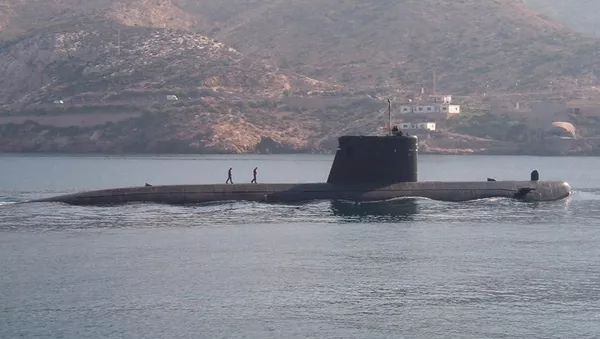 El submarino español Mistral