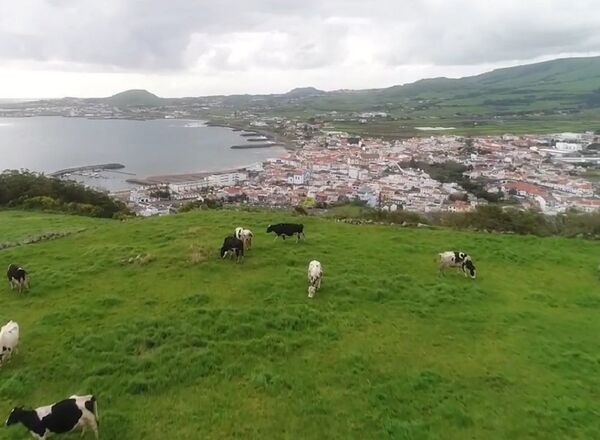 Base aérea estadounidense Lajes Field en las islas Azores - Sputnik Mundo