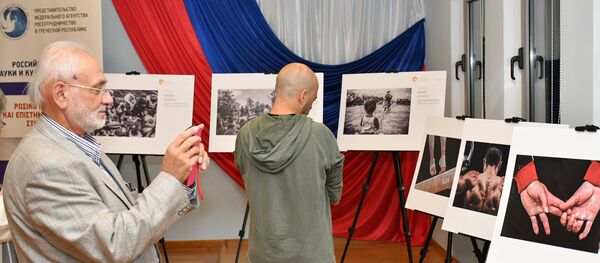 La exhibición de las fotos ganadoras del Concurso Andréi Stenin (archivo) - Sputnik Mundo
