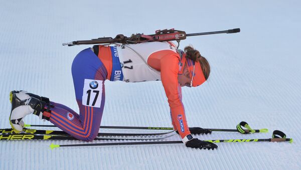 Susan Dunklee, biatleta estadounidense - Sputnik Mundo