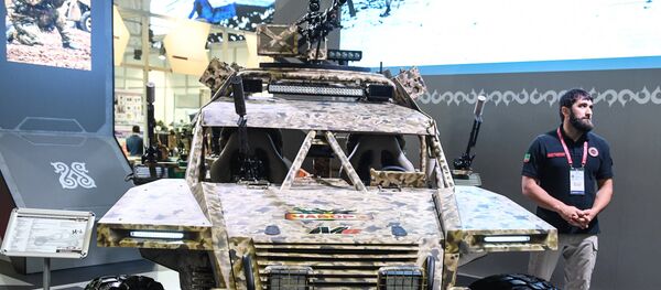 Buggy militar Chaborz M-6 de Chechenia - Sputnik Mundo