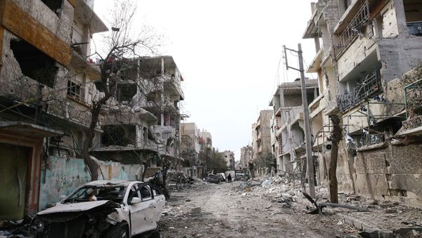 Situación en Guta Oriental, Siria Situación en Guta Oriental, Siria - Sputnik Mundo