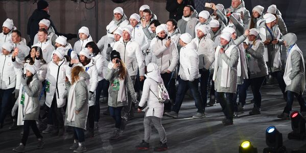 La impresionante ceremonia de clausura de los JJOO de Invierno de Pyeongchang - Sputnik Mundo