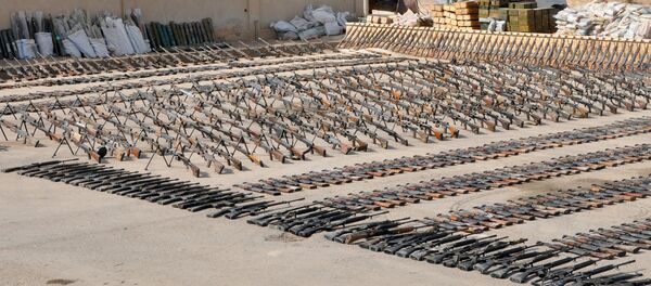 Armas arrebatadas a Daesh por el Ejército sirio (archivo) Armas arrebatadas a Daesh por el Ejército sirio (archivo) - Sputnik Mundo