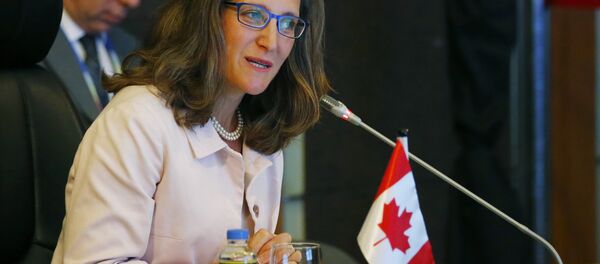 Chrystia Freeland, la ministra de Relaciones Exteriores de Canadá (archivo) - Sputnik Mundo