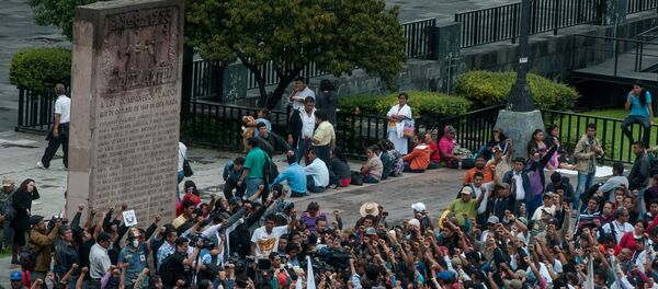 La plaza Tlatelolco en Ciudad de México (archivo) La plaza Tlatelolco en Ciudad de México (archivo) - Sputnik Mundo