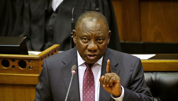 Cyril Ramaphosa, presidente de Sudáfrica Cyril Ramaphosa, presidente de Sudáfrica - Sputnik Mundo