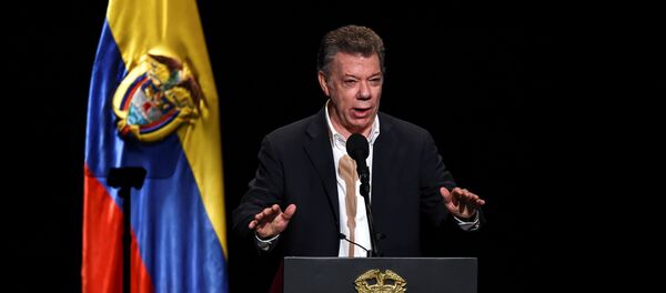 Juan Manuel Santos, presidente de Colombia Juan Manuel Santos, presidente de Colombia - Sputnik Mundo