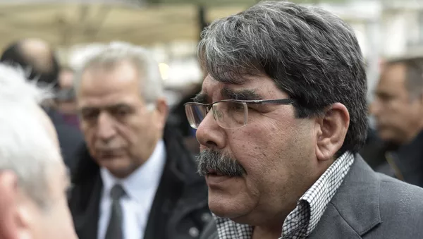 Saleh Muslim Muhammad, copresidente del kurdosirio Partido de la Unión Democrática (PYD) - Sputnik Mundo