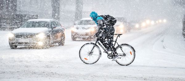 Fuerte nevada en Dinamarca Fuerte nevada en Dinamarca - Sputnik Mundo