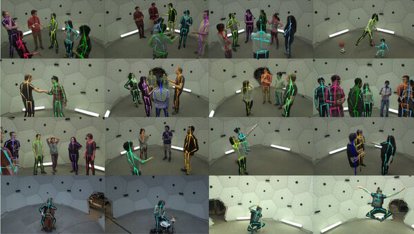 El escaner corporal Panoptic Studio, de la universidad estadounidense Carnegie Mellon. - Sputnik Mundo