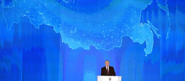 Vladímir Putin ofrece su mensaje anual ante la Asamblea Federal - Sputnik Mundo