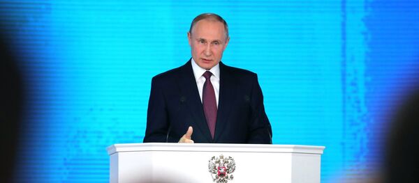 Vladímir Putin ofrece su mensaje anual ante la Asamblea Federal - Sputnik Mundo
